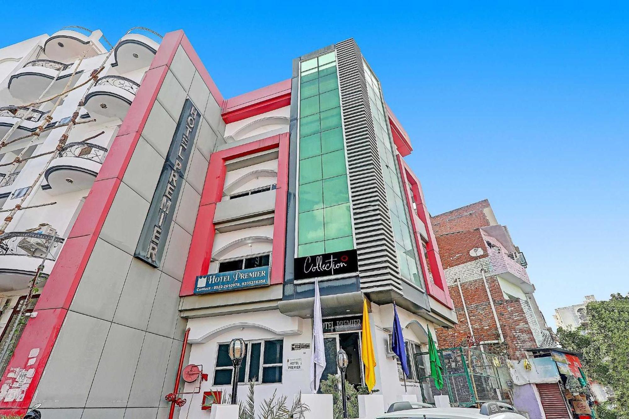 Collection O 90957 Hotel Premier Lucknow Exterior foto